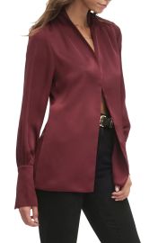Favorite Daughter The Izzy Satin Top in Juniper at Nordstrom